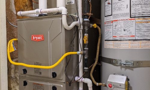 HVAC – System installation with 96% efficiency furnace.